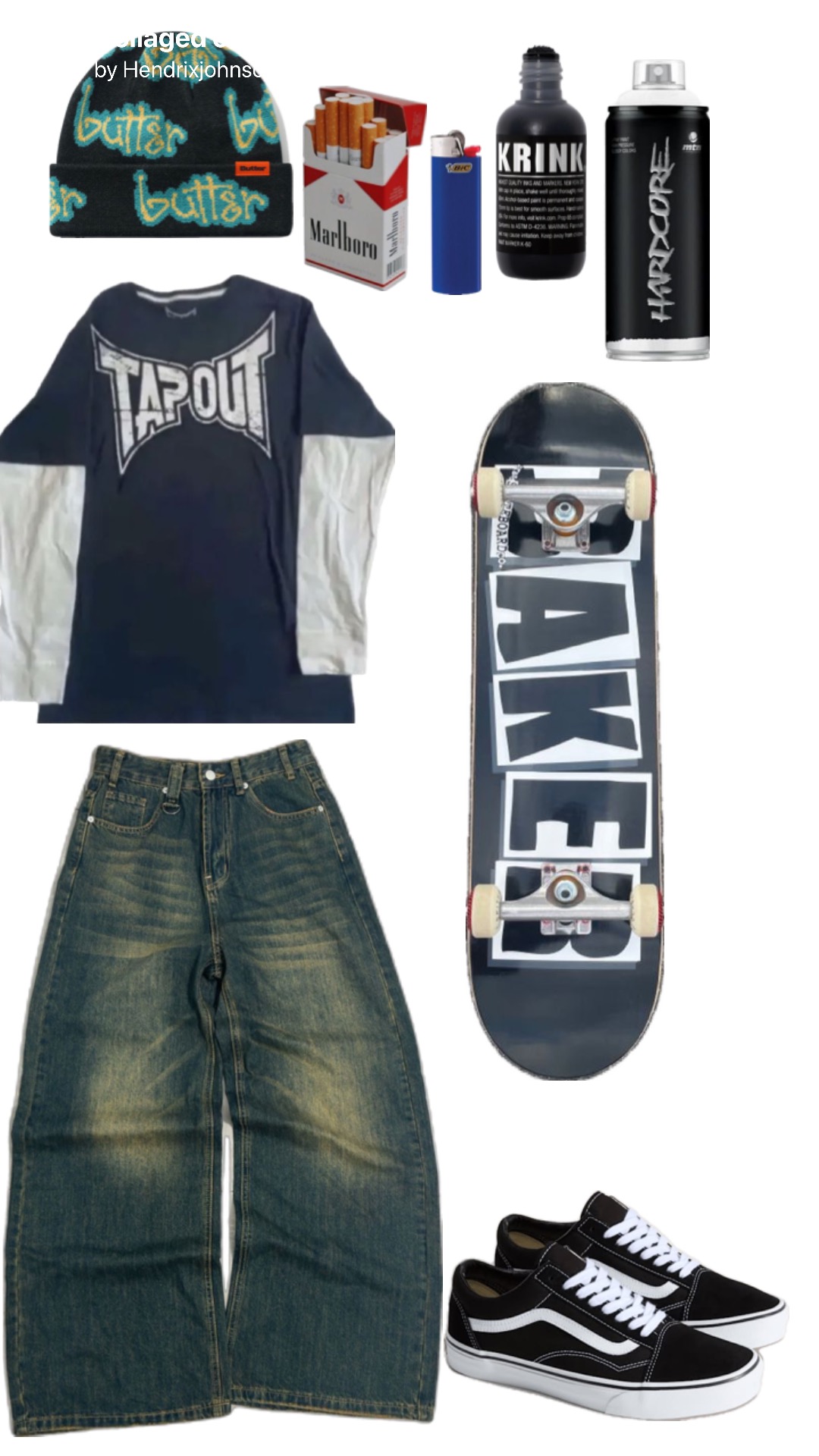 Skate style outfit showing the guide’s overall silhouette